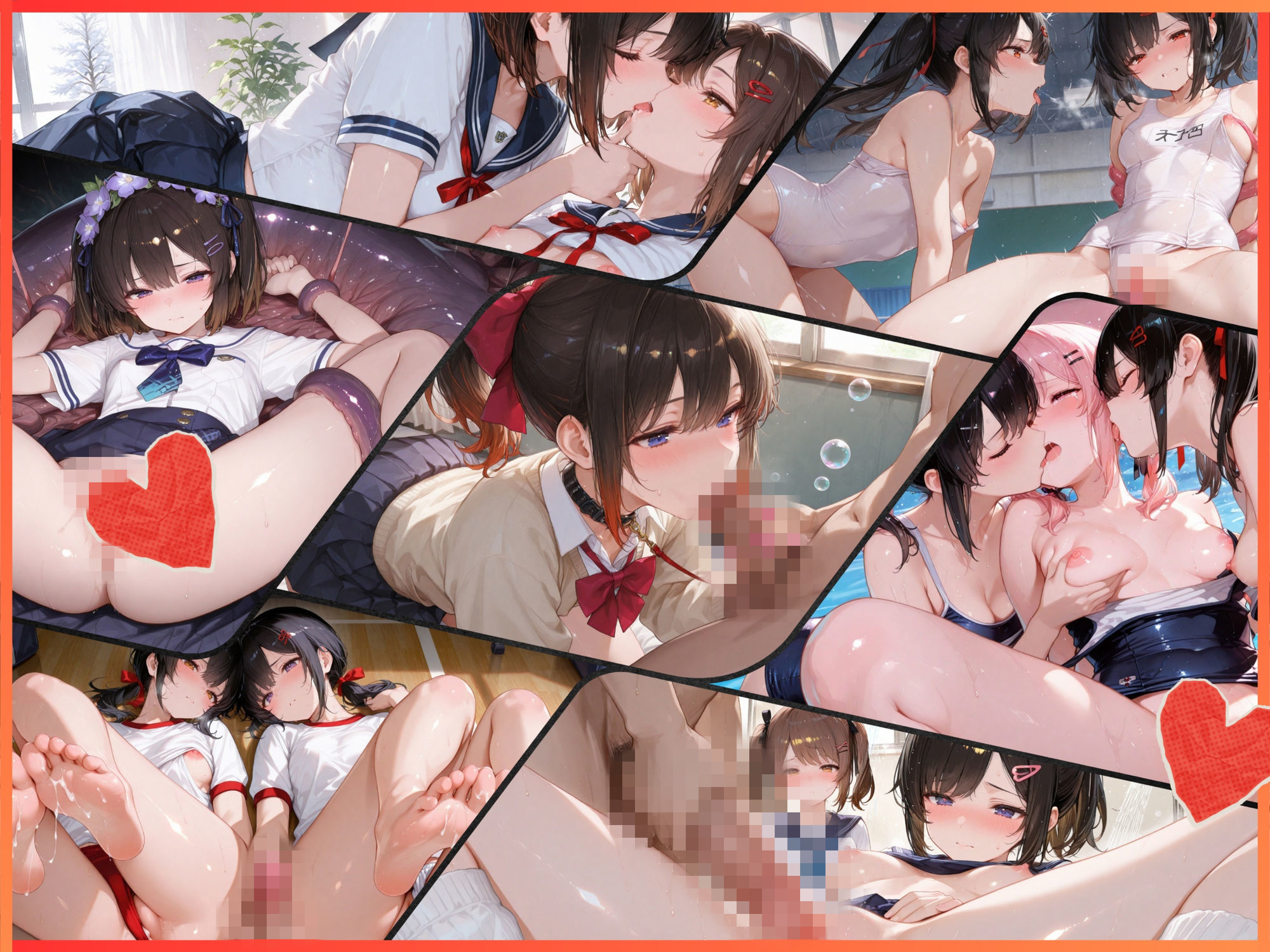 【CG集版】先生におまんこ見せるのは当然だよね？常識改変CG集 サンプル画像1