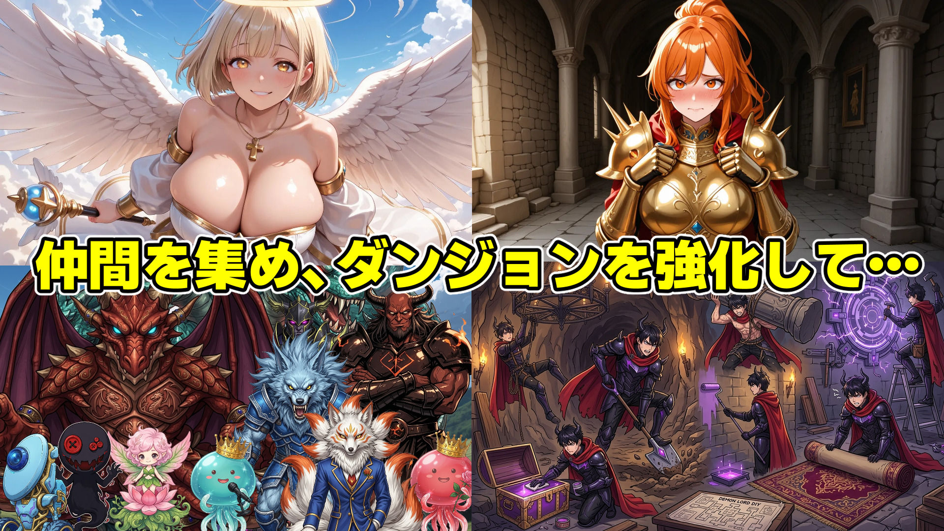 【ゲーム/本格TD】巣作り大魔王〜作れ！！最強ダンジョン！！〜 サンプル画像8