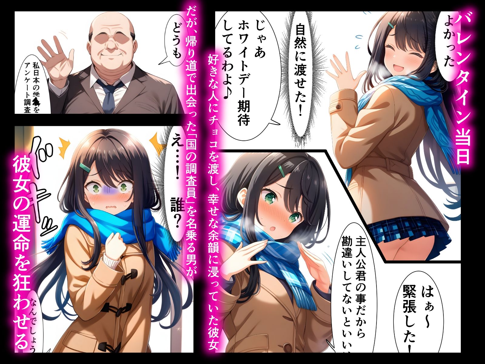 【催〇×性行動調査】上〇るい、嘘を禁じられた「性アンケート」。未経験の体は隅々まで調べ上げられていく―― サンプル画像2