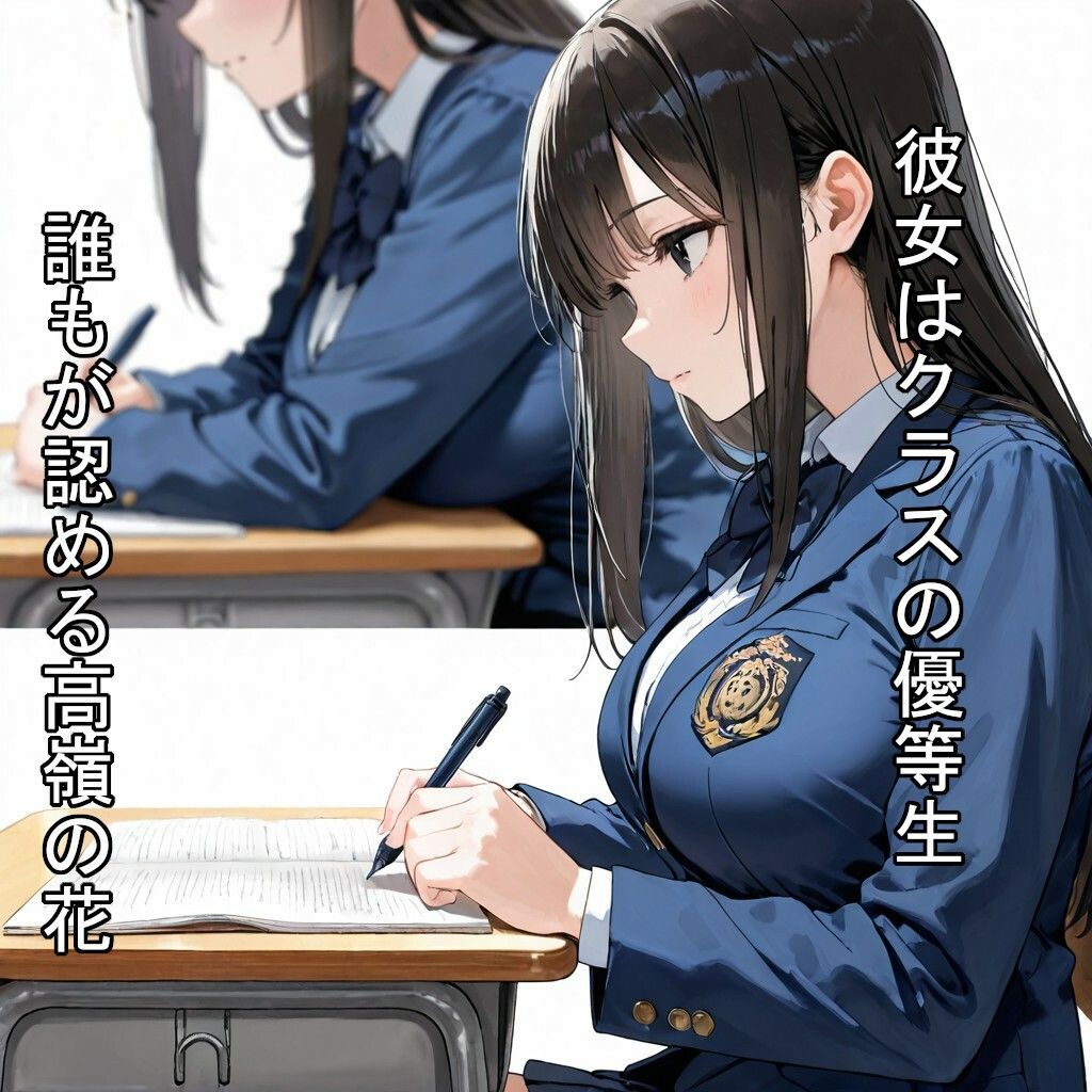 【制服】高嶺の花と過ごすナイショの時間 サンプル画像1