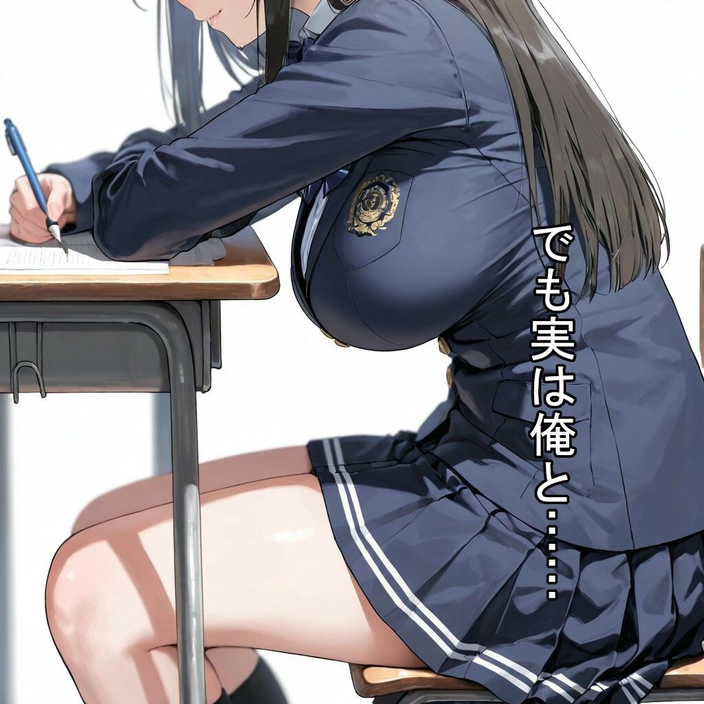 【制服】高嶺の花と過ごすナイショの時間 サンプル画像2