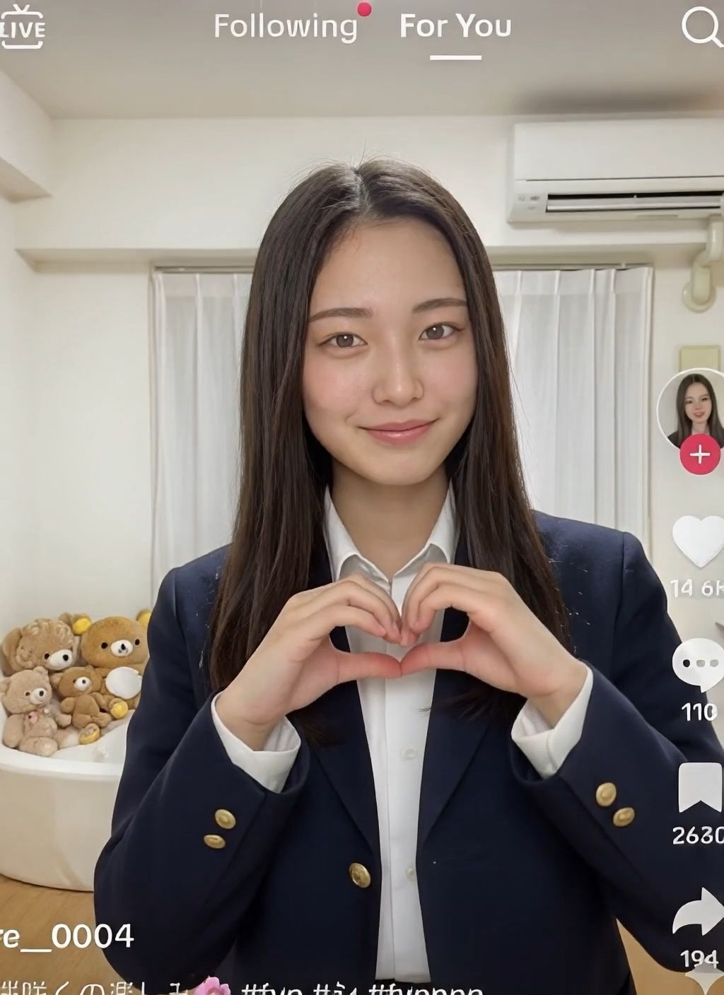 【動画】SNS×配信事故｜制服女子45人のライブハプニング集 サンプル画像4