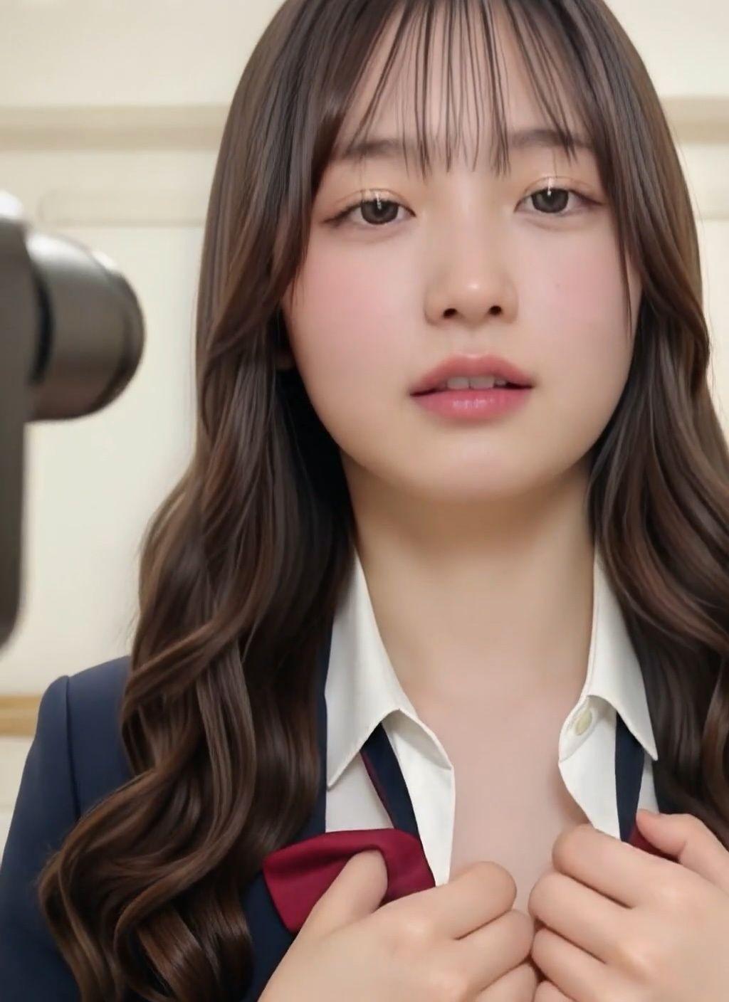 【動画】SNS×配信事故｜制服女子45人のライブハプニング集 サンプル画像9