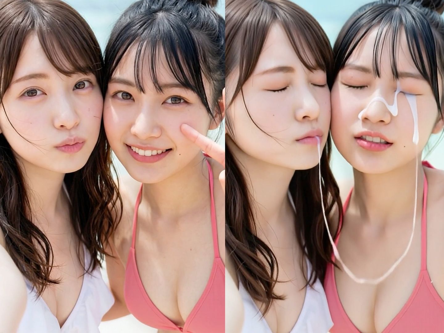 【動画】総勢100人ぶっかけ！大量顔射祭り サンプル画像1