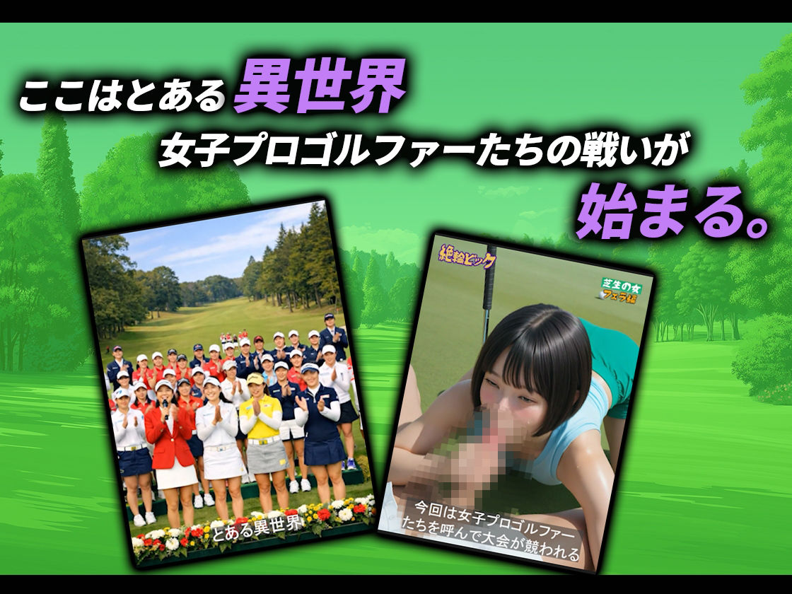【導入OPあり】絶倫ピック〜女子プロゴルファー編〜【動画】 サンプル画像1