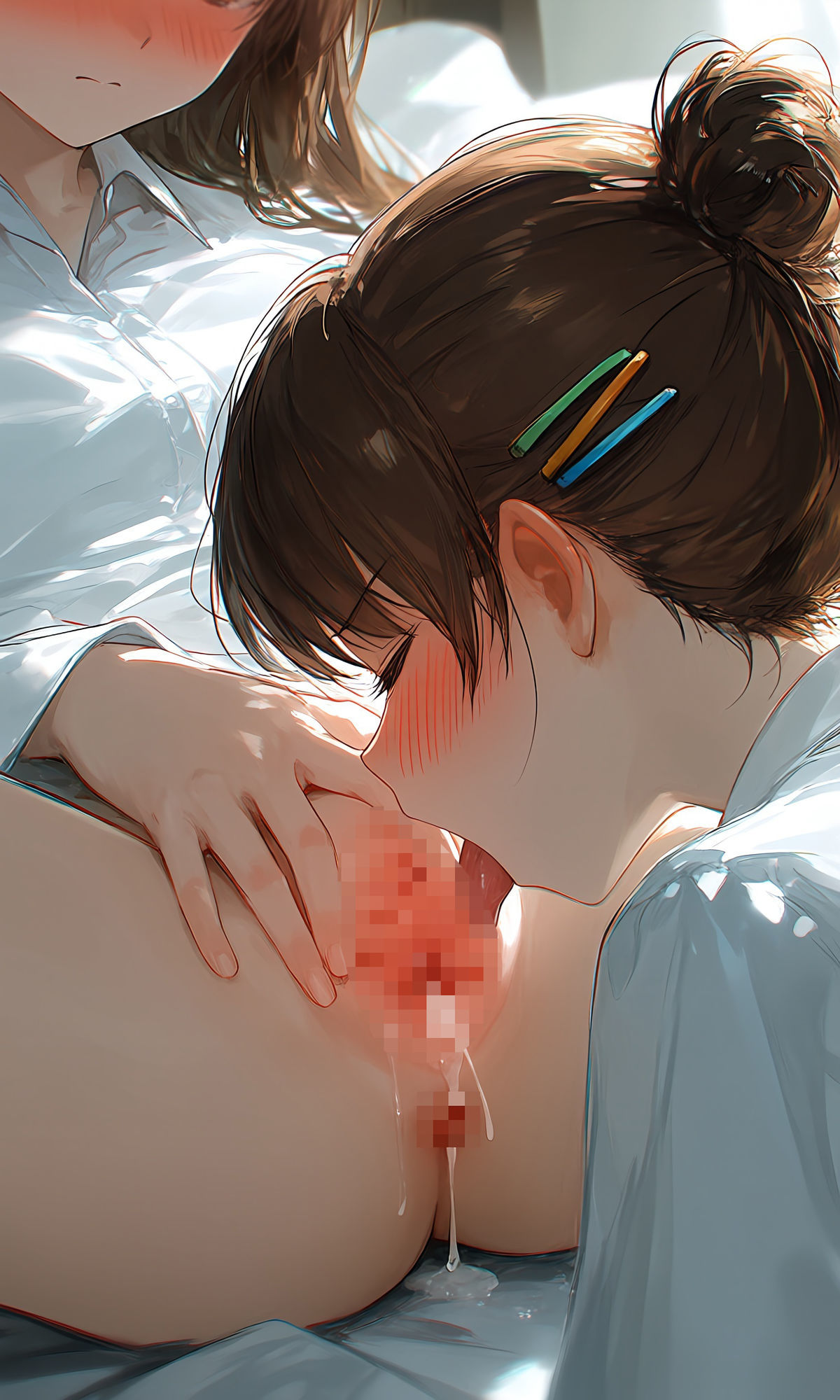 【百合】【クンニ】至近距離で味わい尽くす サンプル画像4