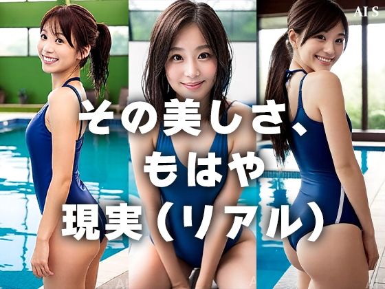 【約60分】『競泳水着と脱衣 極滑50fpsで描く、弾ける若さと大人の色香が交差するリアリティ』-AIで描く究極の美女達- サンプル画像10
