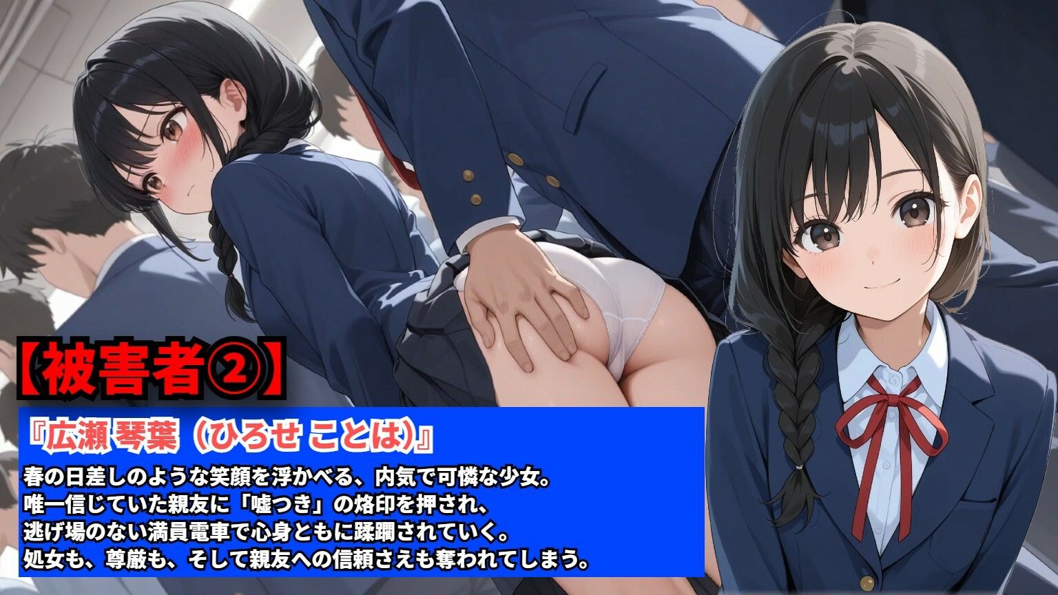 【羞恥体験告白】冤罪電車  助けてと叫んだその声が私と親友を壊していく サンプル画像2