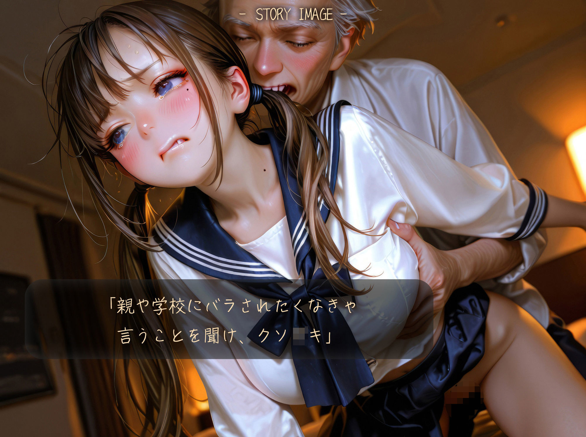 【静止画】担任の先生にパパ活がバレてラブホで脅迫セックス！【動画】 サンプル画像2