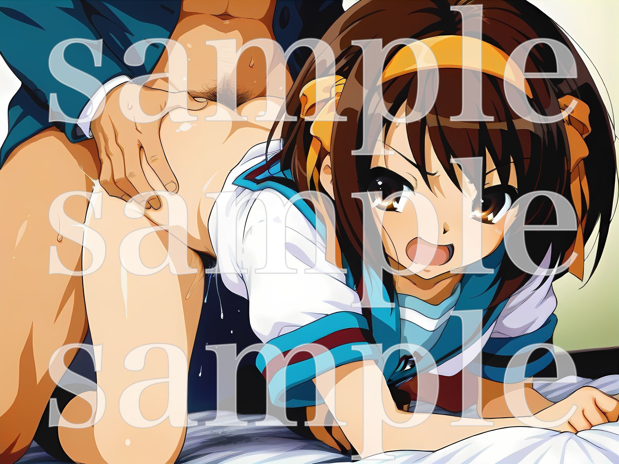 うしろから突いてっ！涼〇ハ〇ヒ編 サンプル画像1