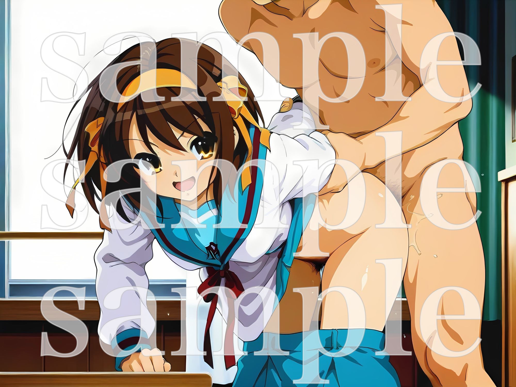 うしろから突いてっ！涼〇ハ〇ヒ編 サンプル画像2