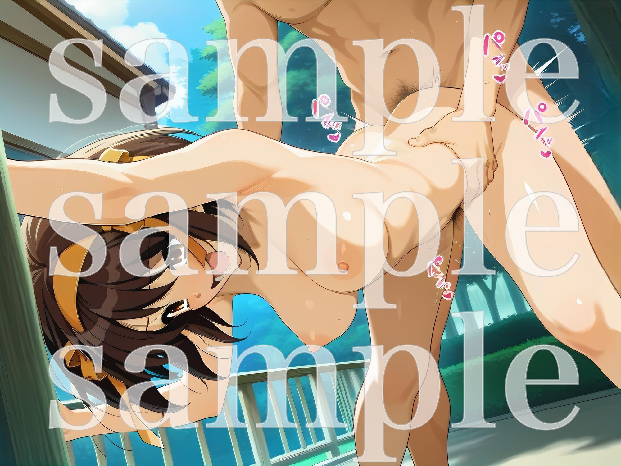 うしろから突いてっ！涼〇ハ〇ヒ編 サンプル画像5