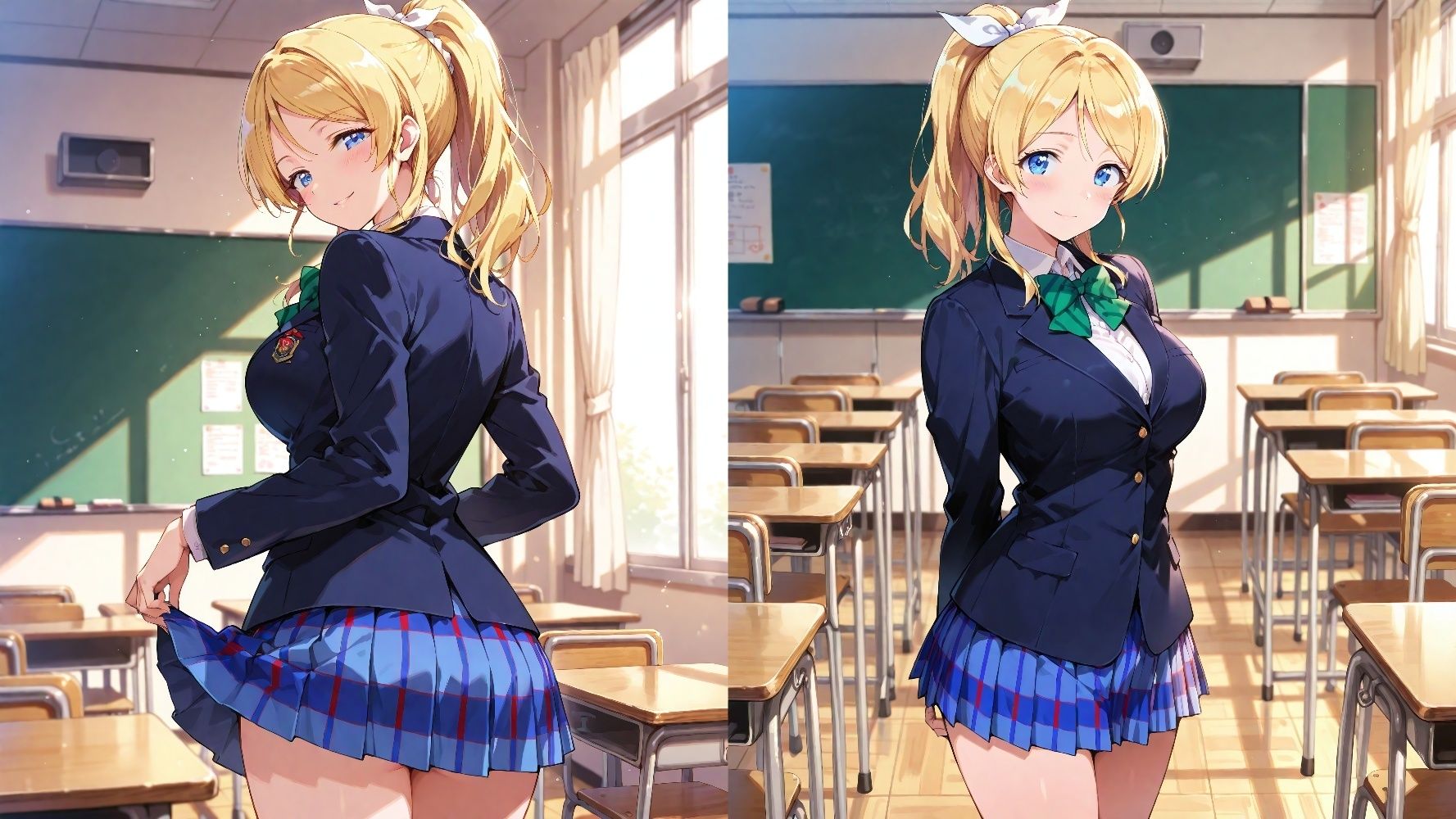 えりとえっち  制服編 サンプル画像2