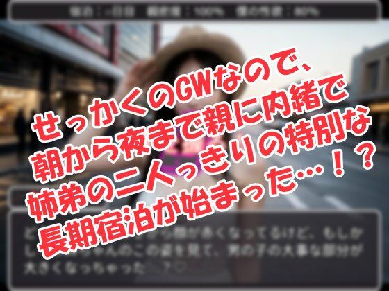 お姉ちゃんと僕のお泊まり体験談！ サンプル画像1