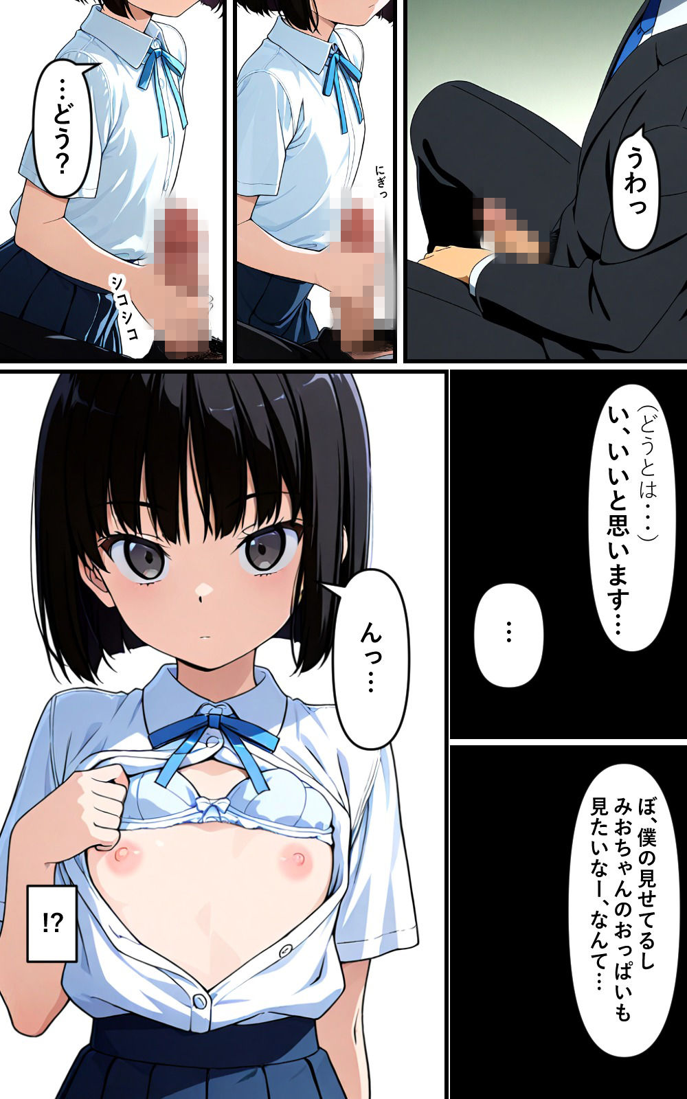 お隣の女学生に慰められる話 サンプル画像2