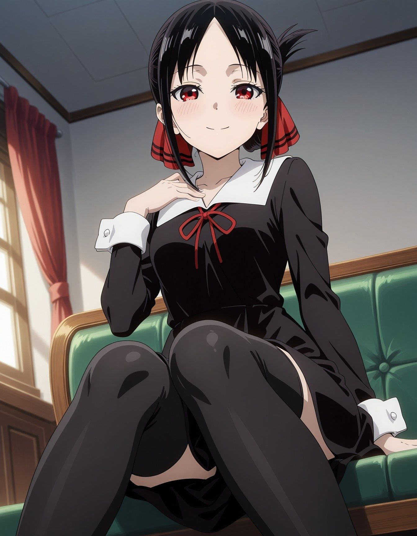 かぐやと、いっぱいエッチなじかん（アニメ塗り） サンプル画像1