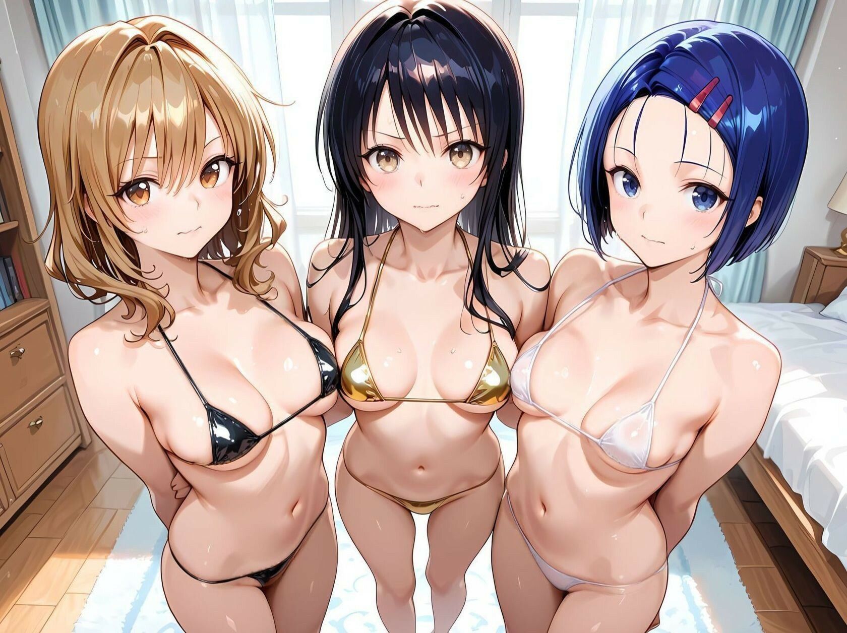 こすぷれくらぶ – 西●寺春菜 – 古●川唯 – 籾●里紗篇【T●Loveる】 サンプル画像1