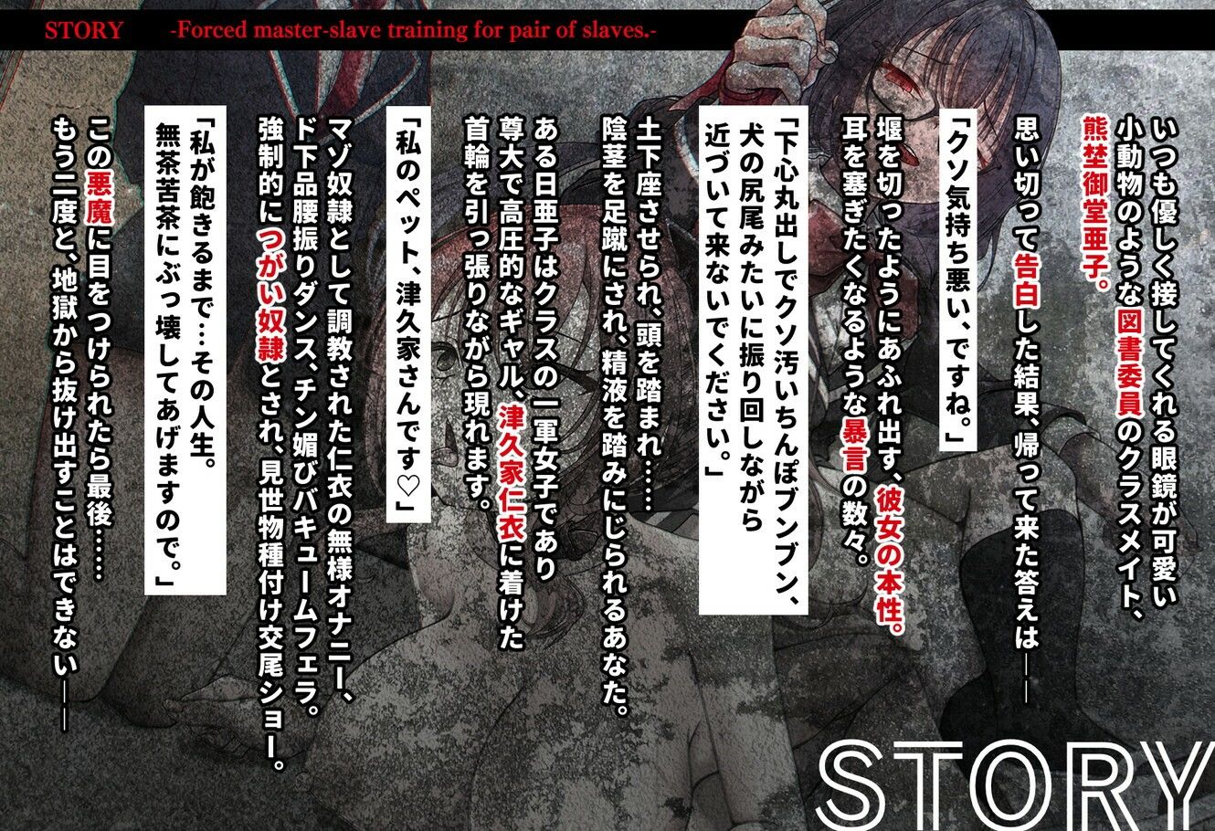 つがい奴●強●主従調教。メガネが可愛い図書委員の本性は、悪魔みたいな女子でした―― サンプル画像4