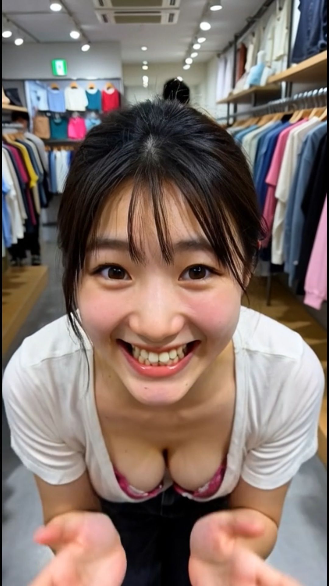 はたらく女性 OL ハプニング 新入社員 盗撮 パンチラ ブラチラ パンティ 職場 ナース 歯科助手 スチュワーデス サンプル画像4