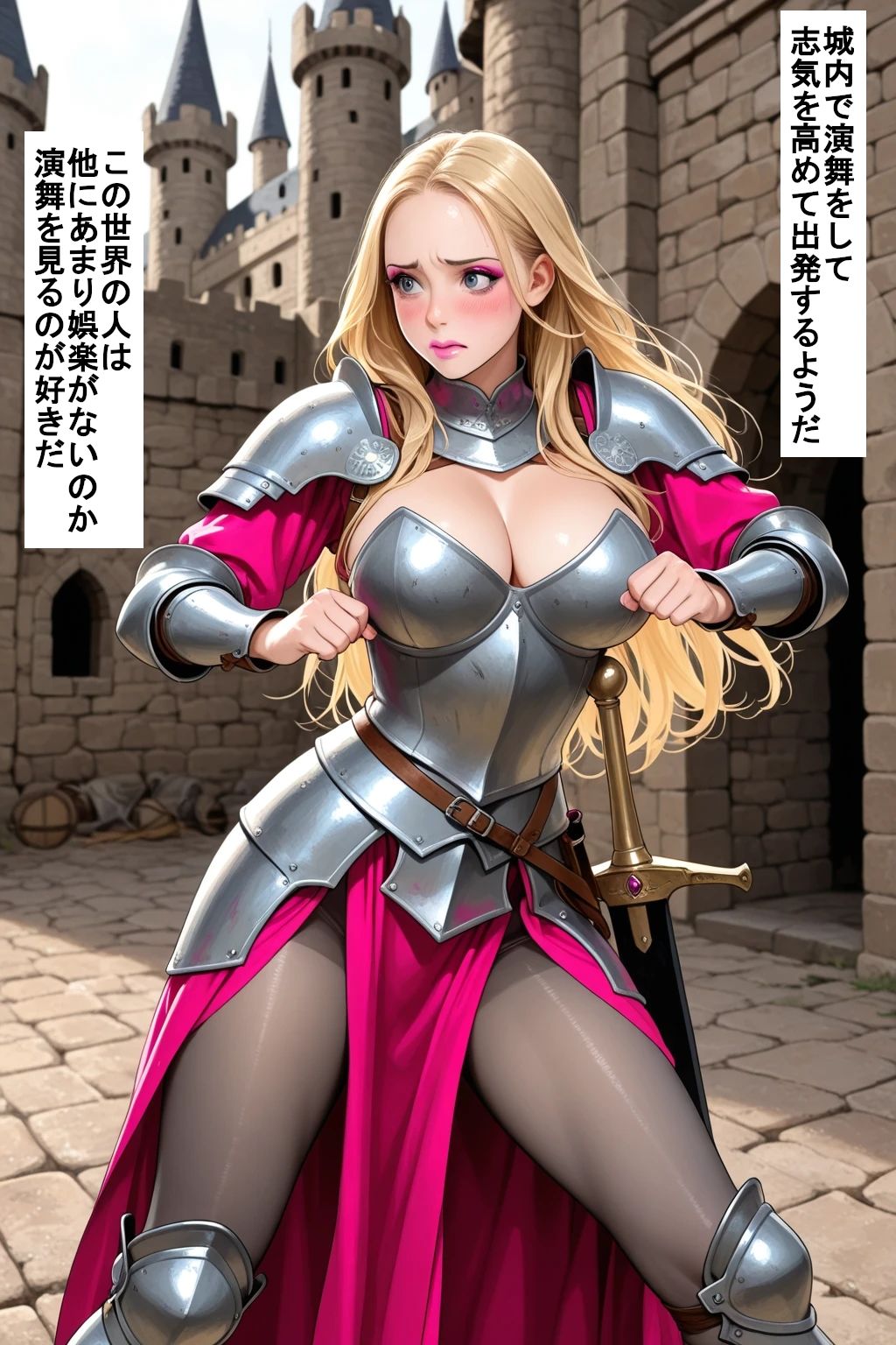 ふたなりファンタジー（ストーリー付） 男の娘の僕は勇者として異世界に転生して伝説になった サンプル画像3