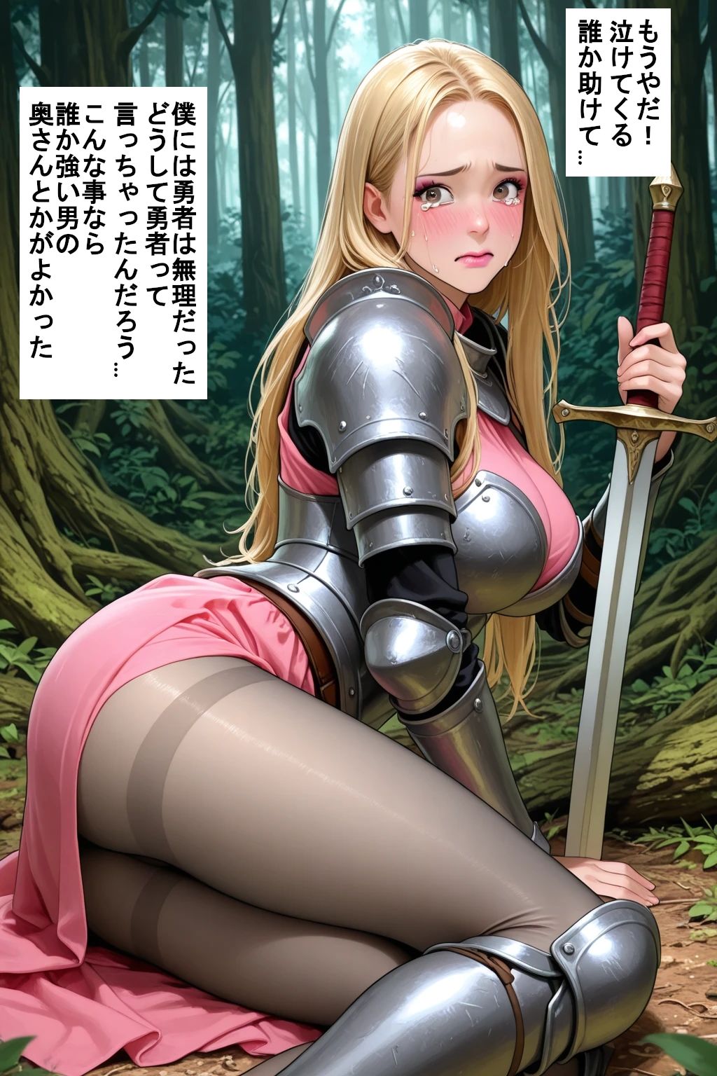 ふたなりファンタジー（ストーリー付） 男の娘の僕は勇者として異世界に転生して伝説になった サンプル画像4