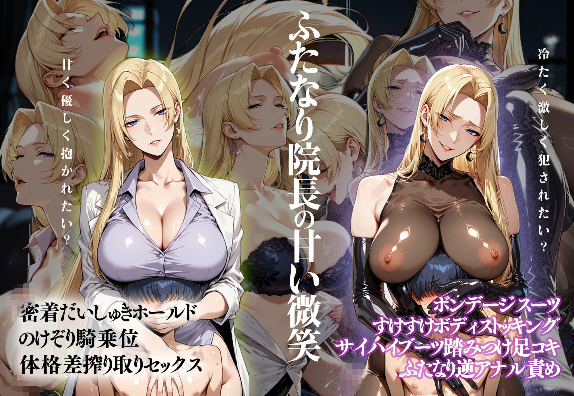 ふたなり院長の甘い微笑 サンプル画像1