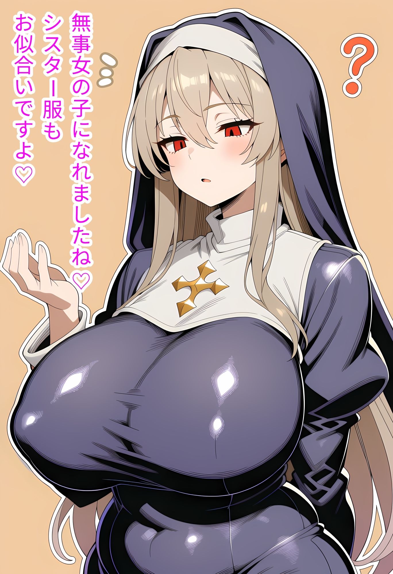 むちむちシスターにマゾいじめ女体化調教される話 サンプル画像6