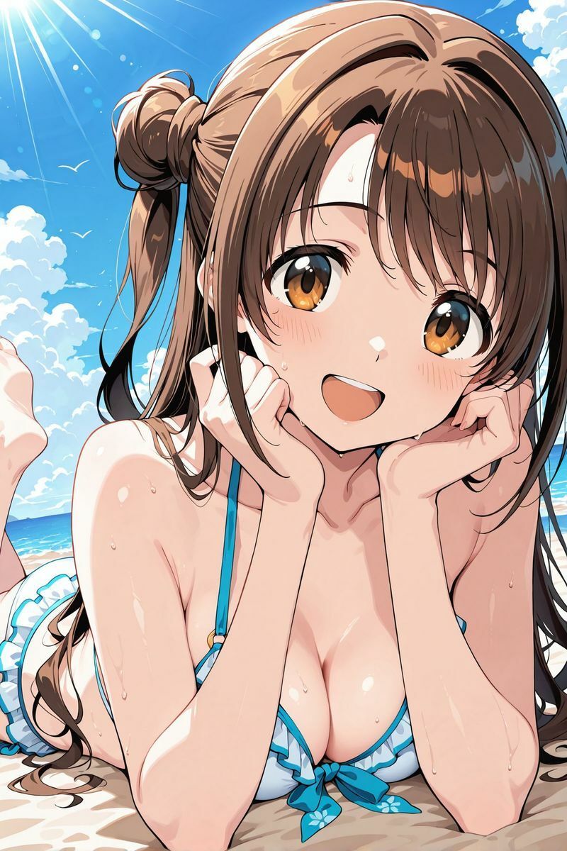 アイドル○スター  水着に着替えたら6 サンプル画像1