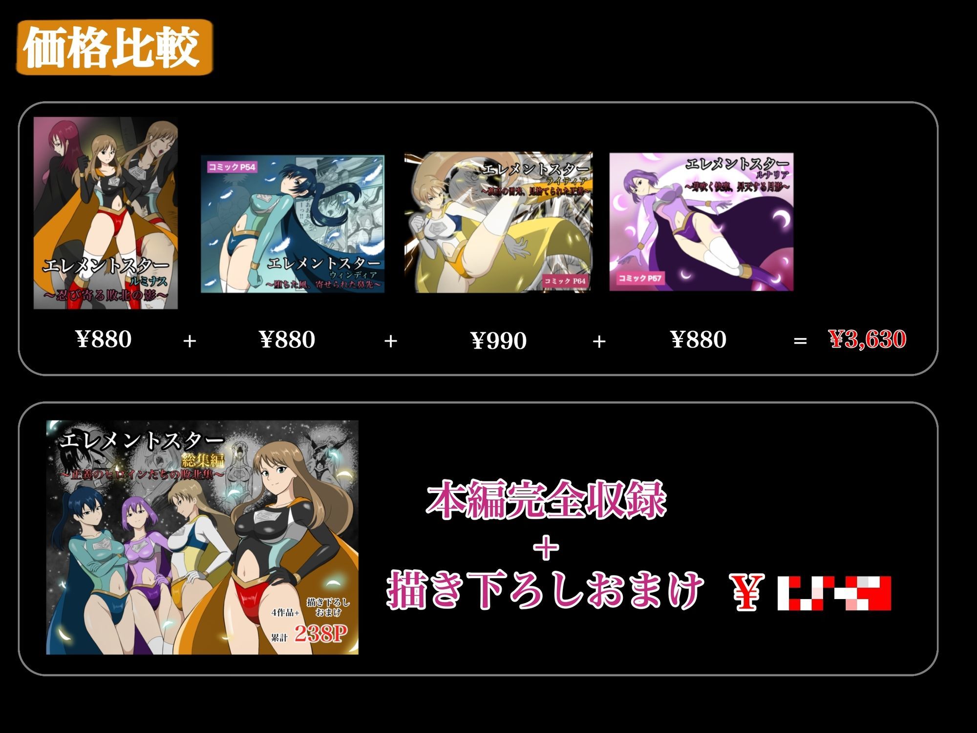 エレメントスター:総集編〜正義のヒロインたちの敗北集〜 サンプル画像4