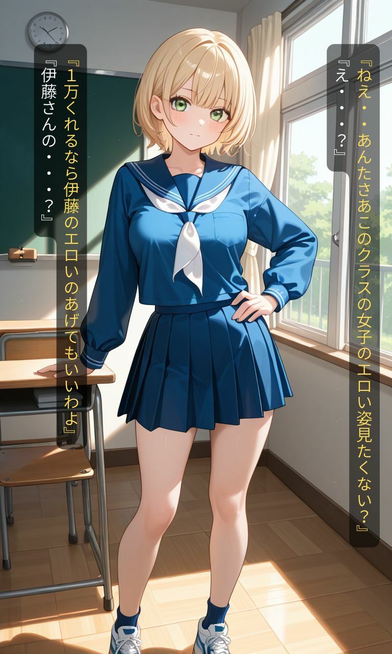 クラスメイトの盗撮映像を買わされた僕 サンプル画像3