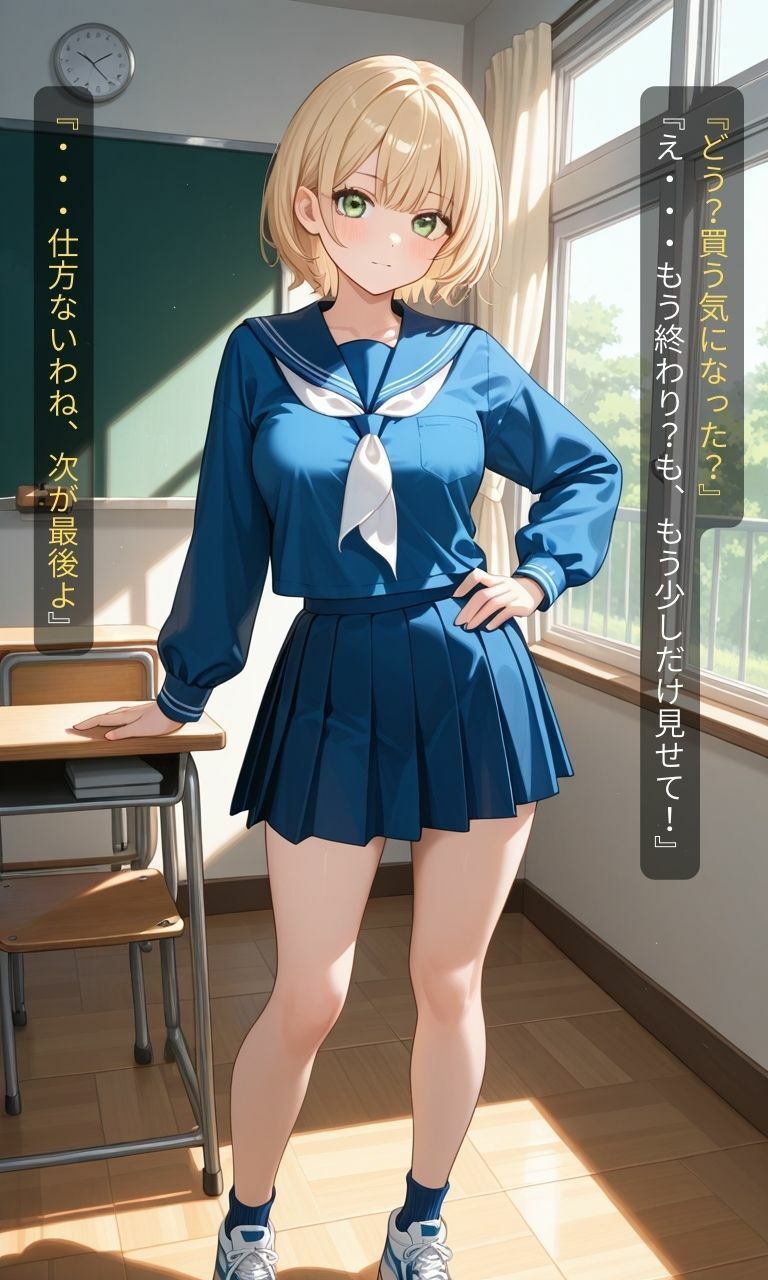 クラスメイトの盗撮映像を買わされた僕 サンプル画像8