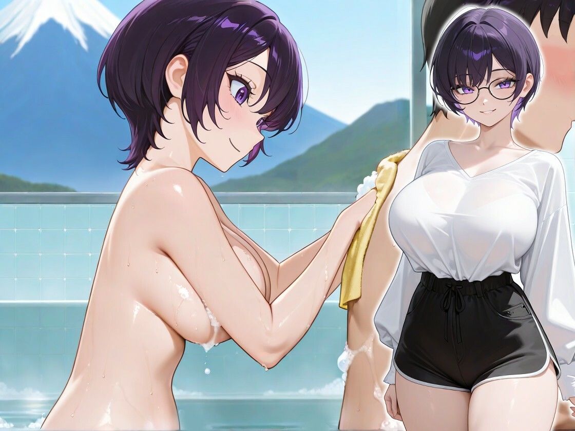 クールビューティな番台のお姉さんは気に入った客（ボク）で性欲を発散する【バイノーラル/女性優位/中出し】 サンプル画像3