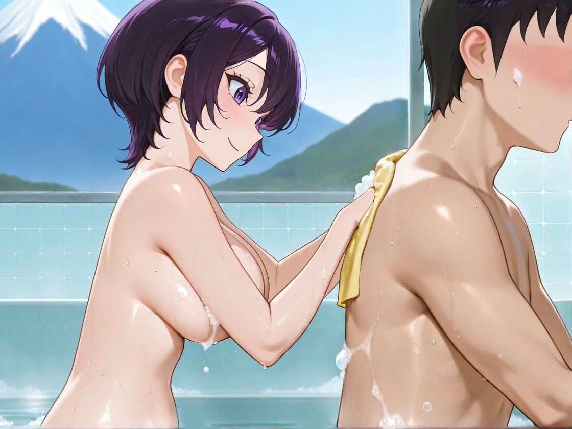 クールビューティな番台のお姉さんは気に入った客（ボク）で性欲を発散する【バイノーラル/女性優位/中出し】 サンプル画像4