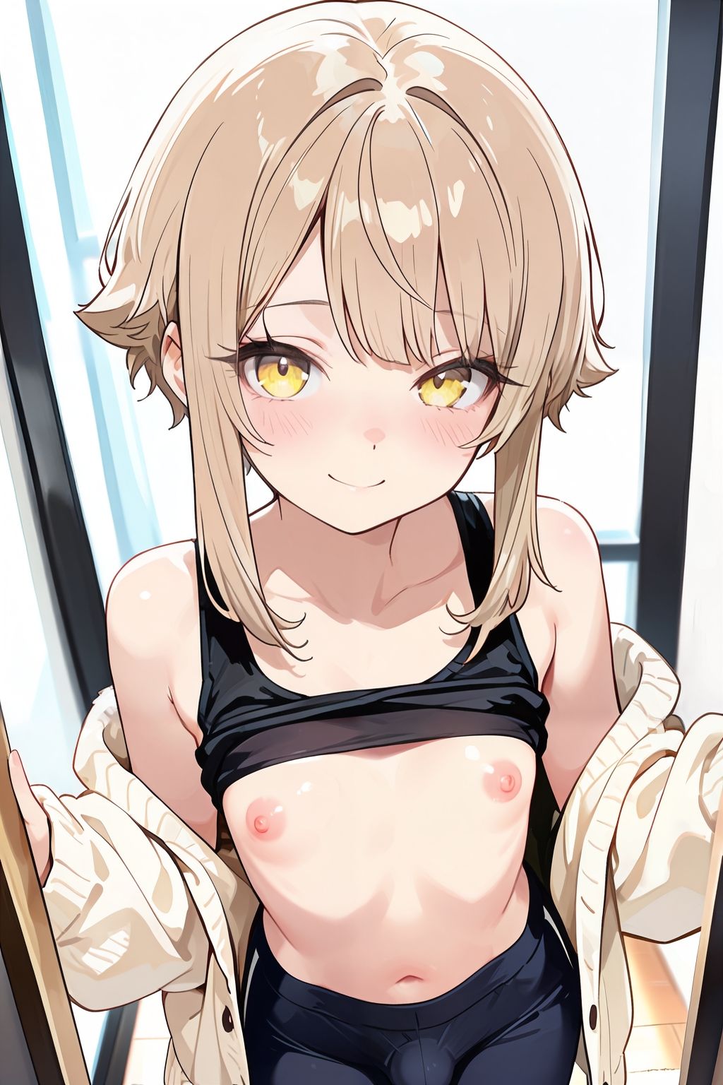 スキニーパンツ 男の娘 サンプル画像1