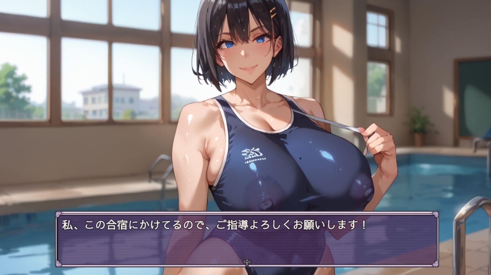 スク水少女加奈の孕ませ合宿 サンプル画像3