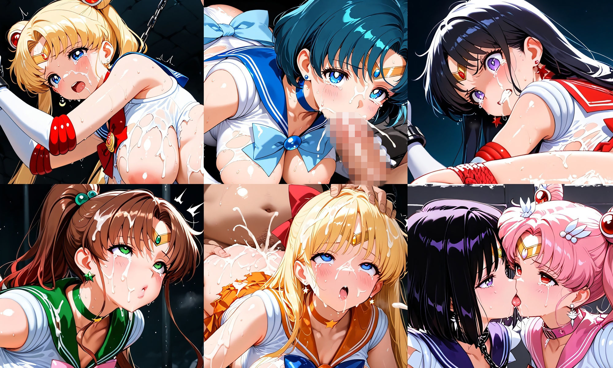 セーラーちびム●ン  見習い戦士の無惨な敗北記録 サンプル画像10