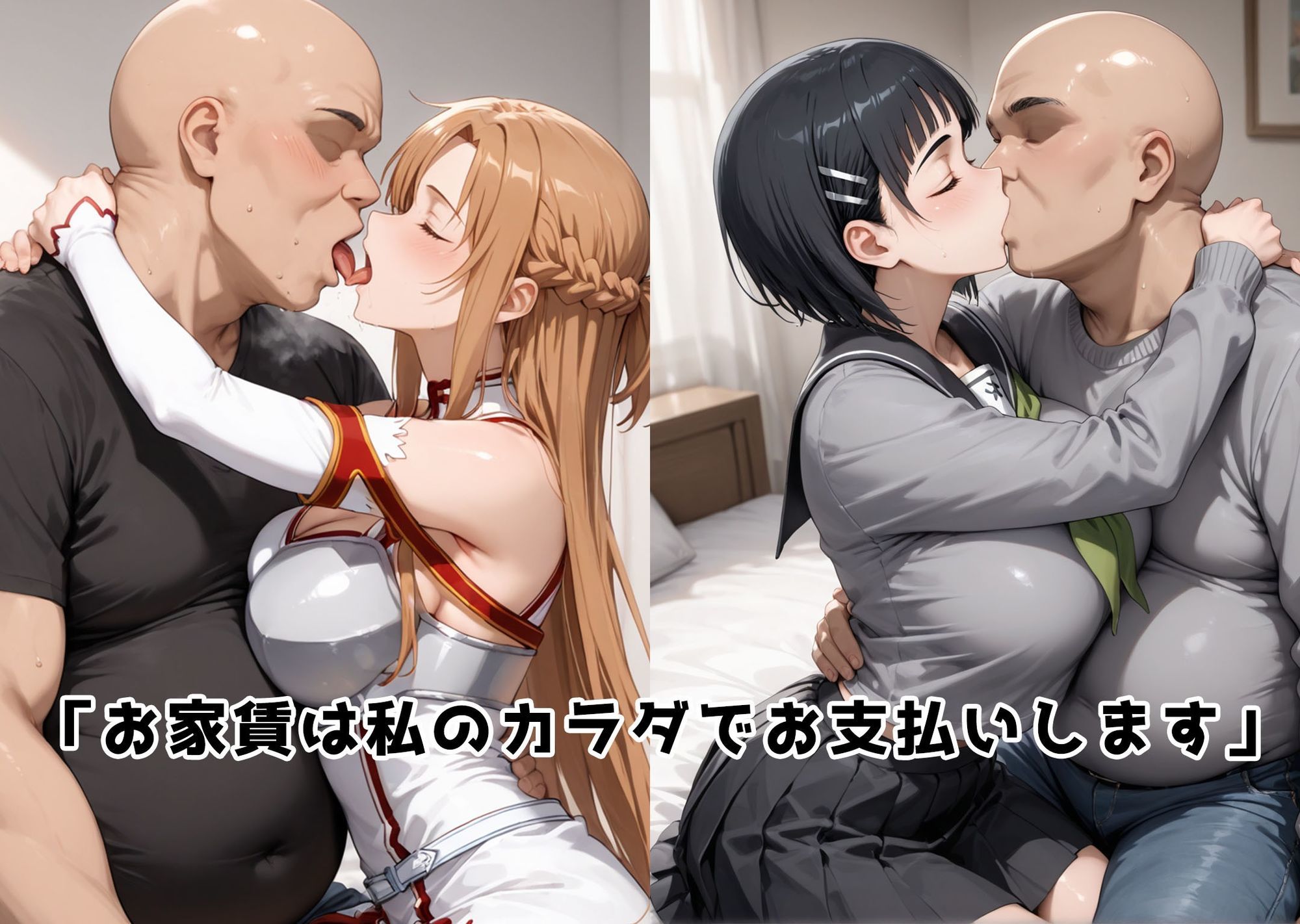 チン体奉仕契約〜大家への家賃は私達のカラダ〜   ア〇ナ・桐〇谷直葉編 サンプル画像3