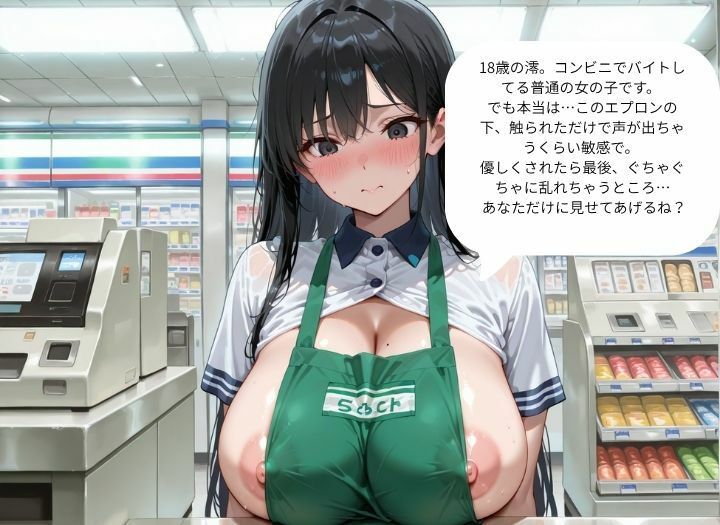 バイト先の爆乳JKを呼び出して…『接客練習』と称した淫乱お仕事で、徹底的に犯しまくった記録。 サンプル画像1
