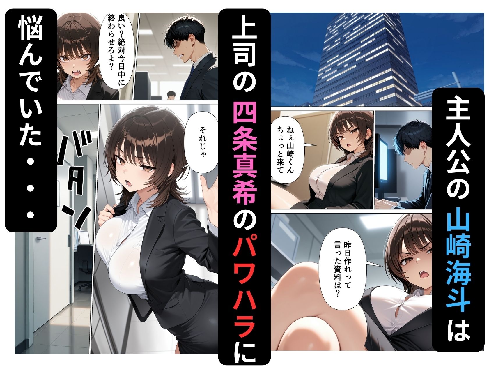 パワハラ上司に催●をかけてメス堕ちNTRした話 サンプル画像1