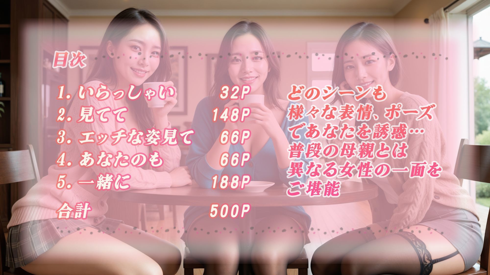 ママ友のお茶会に招待されたシングルファザーの僕2 サンプル画像1