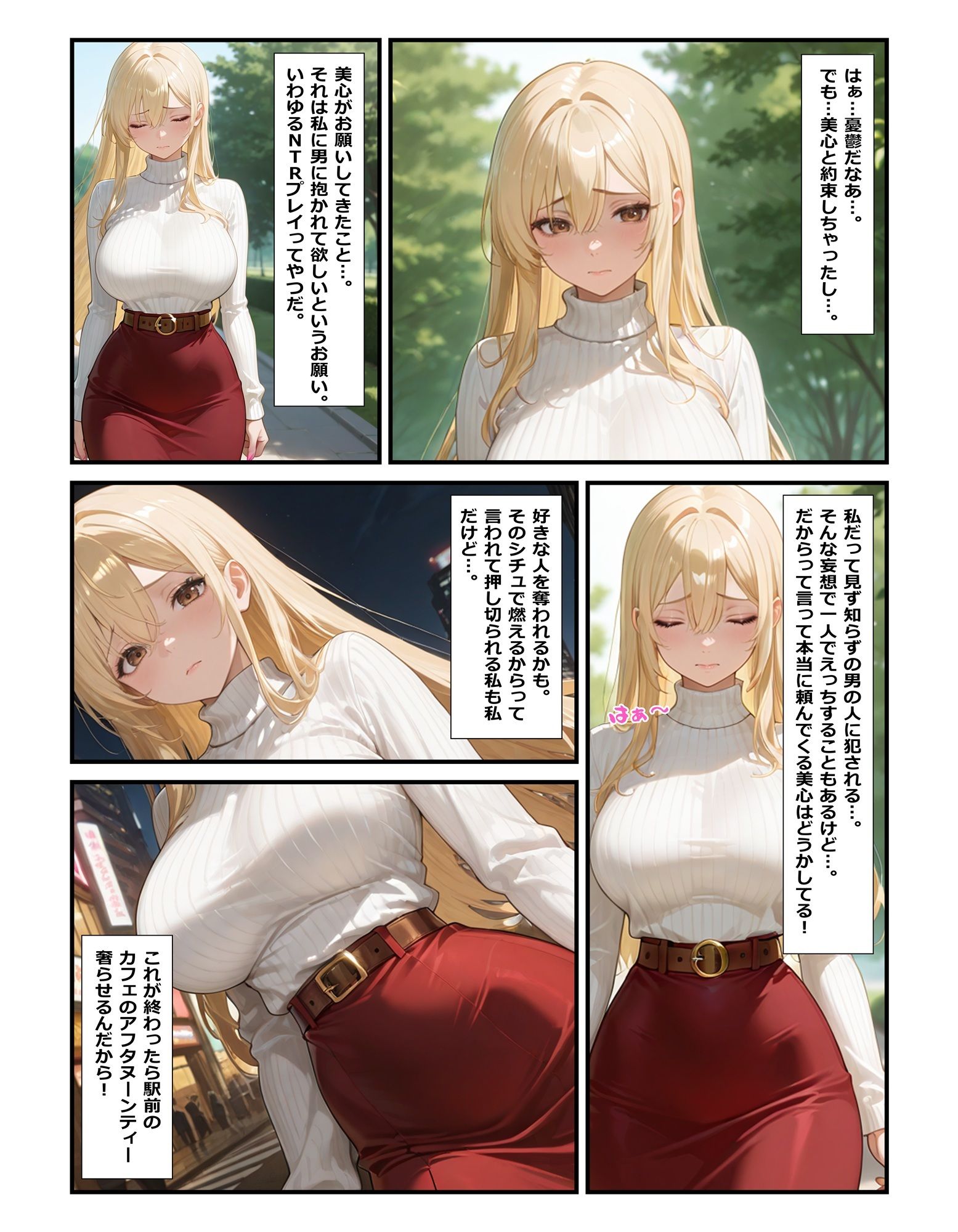 レズ彼女を寝取らせ！狂気の子作り孕ませ計画 サンプル画像2