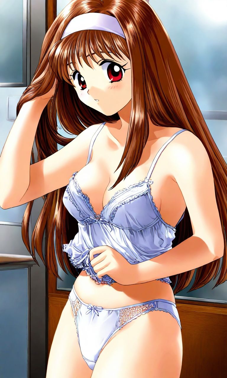 レトロエロゲ風、女子校生ヤバイ サンプル画像5