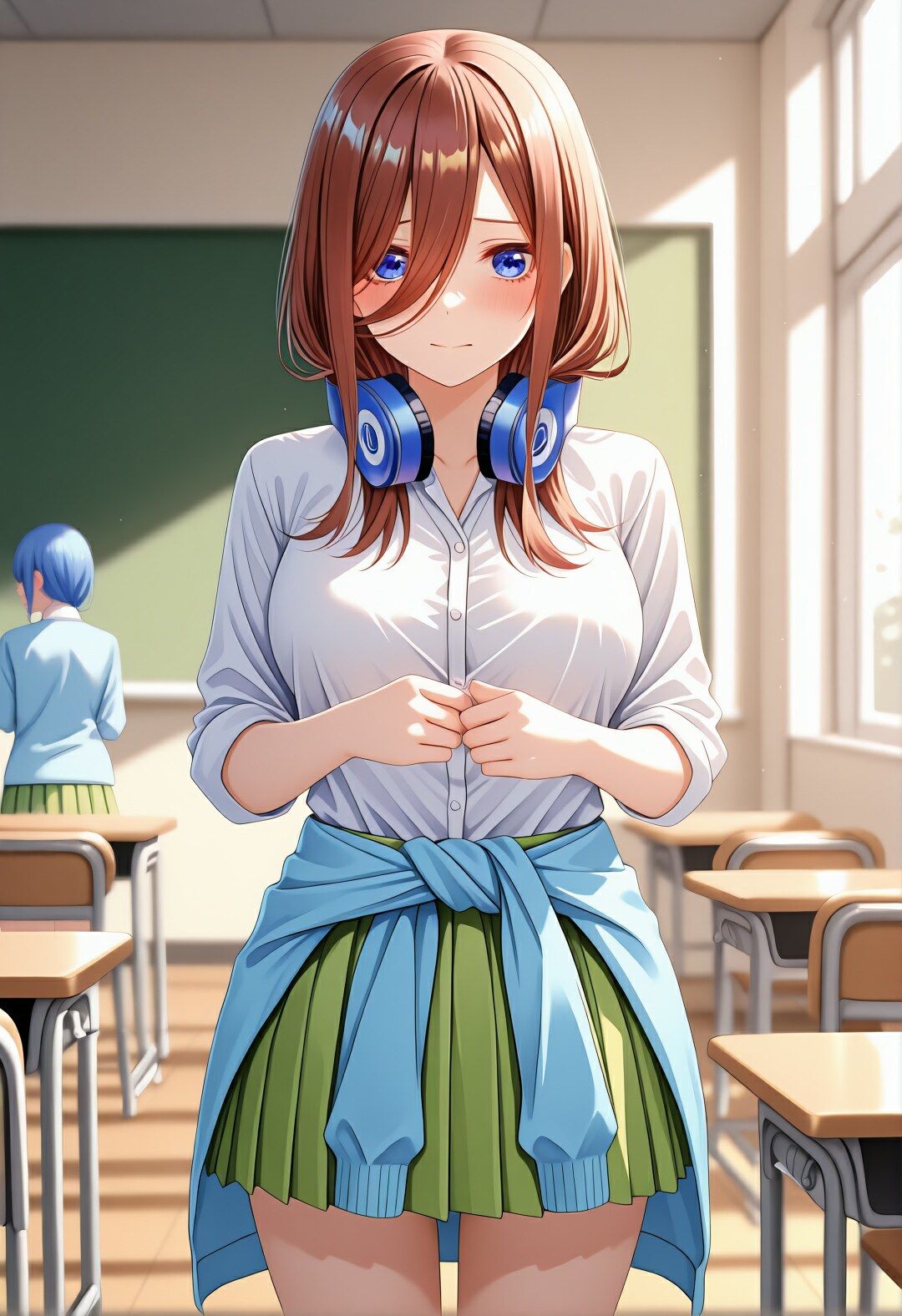 五等分のSEX  学園編  〜中〇三玖の場合〜 サンプル画像1