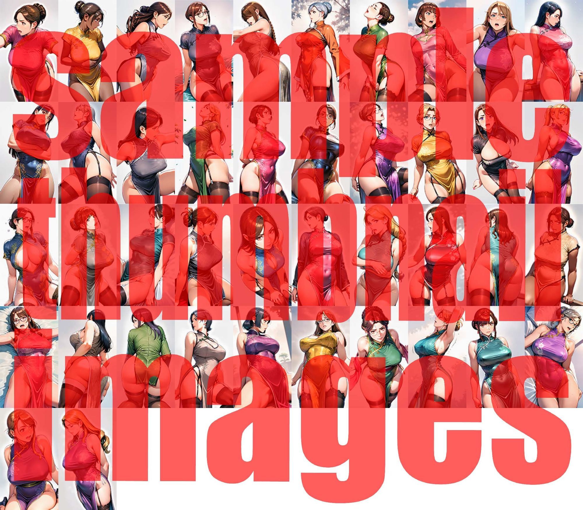 人妻チャイナドレスコレクション サンプル画像10