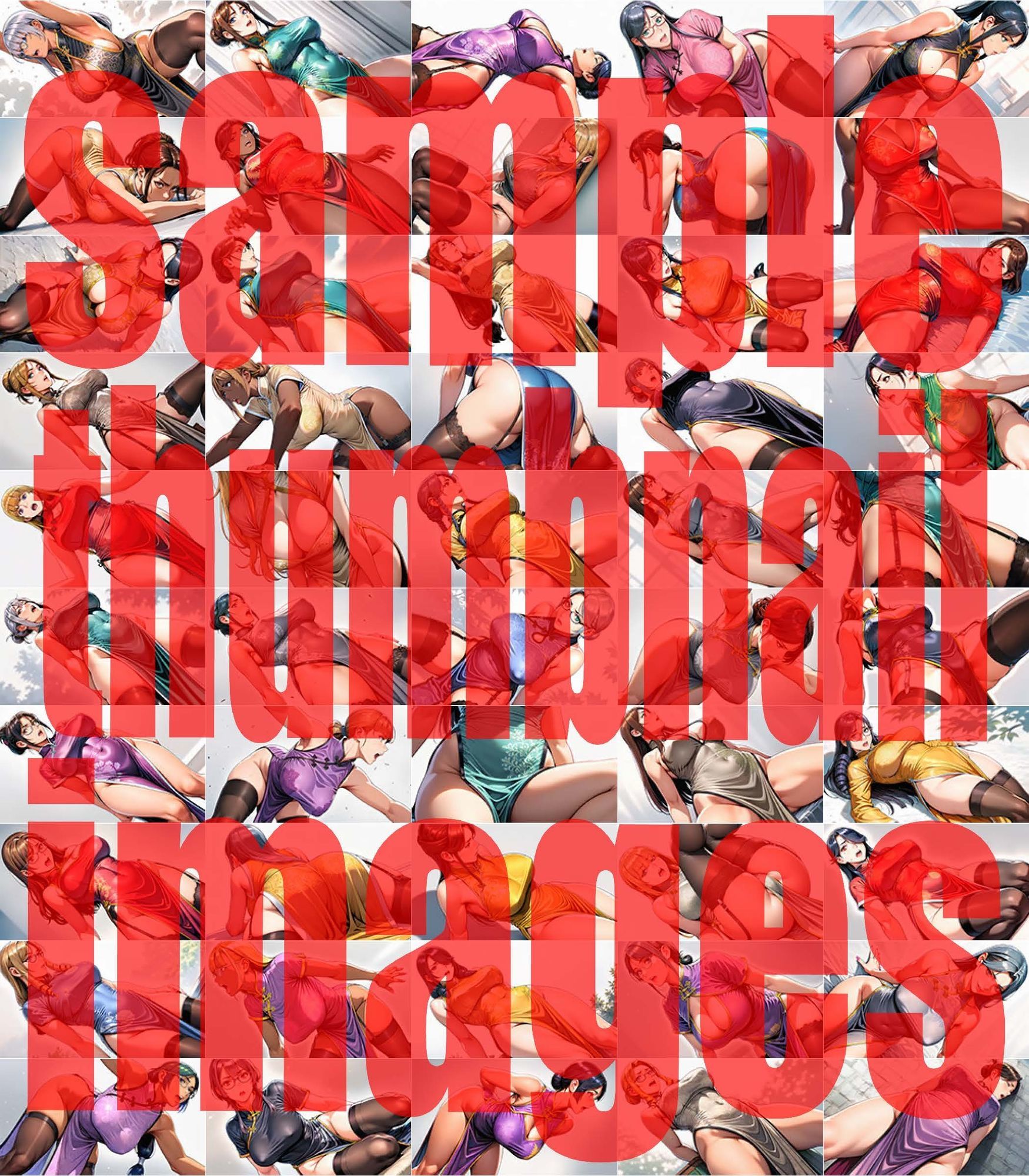 人妻チャイナドレスコレクション サンプル画像6