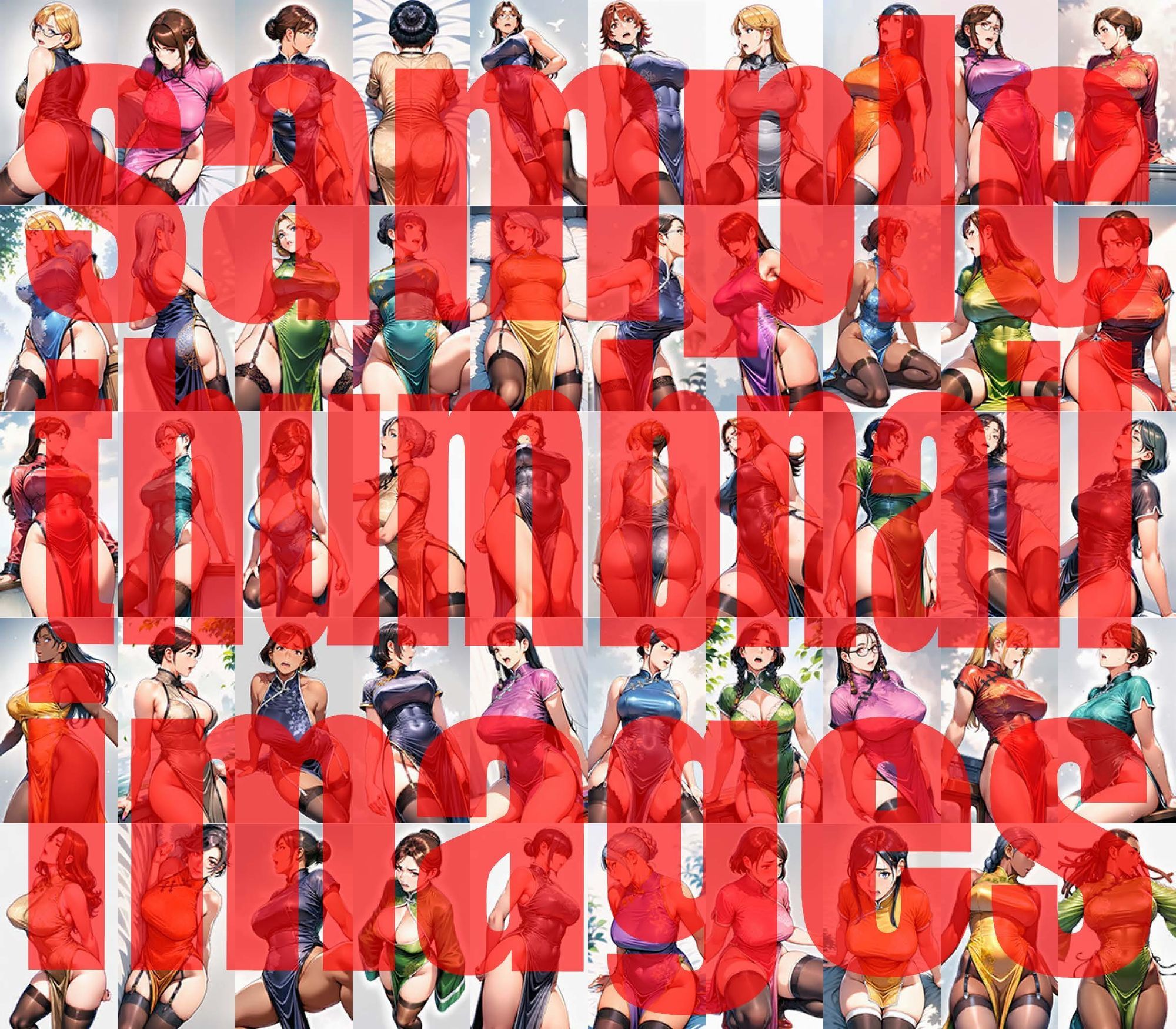 人妻チャイナドレスコレクション サンプル画像9