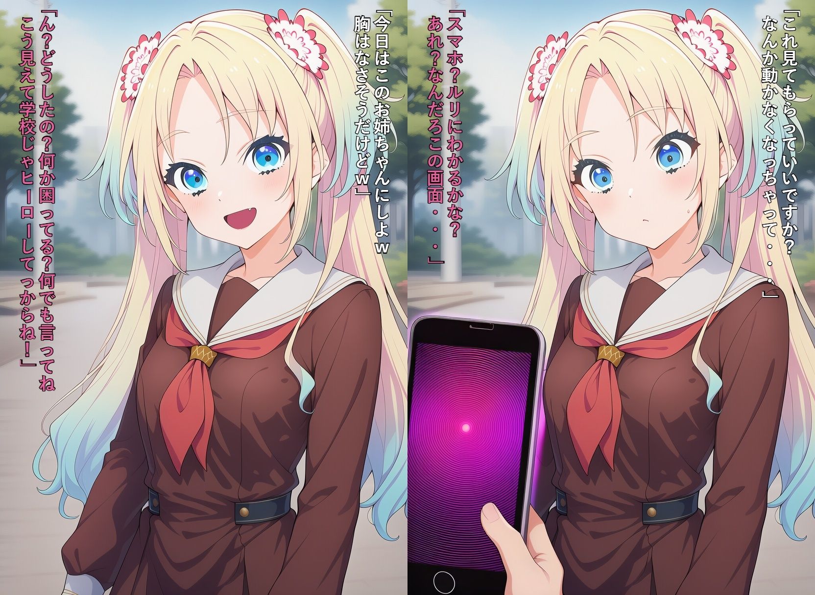 催〇アプリで人生終わらせてみたw  瑠〇乃ちゃん サンプル画像1