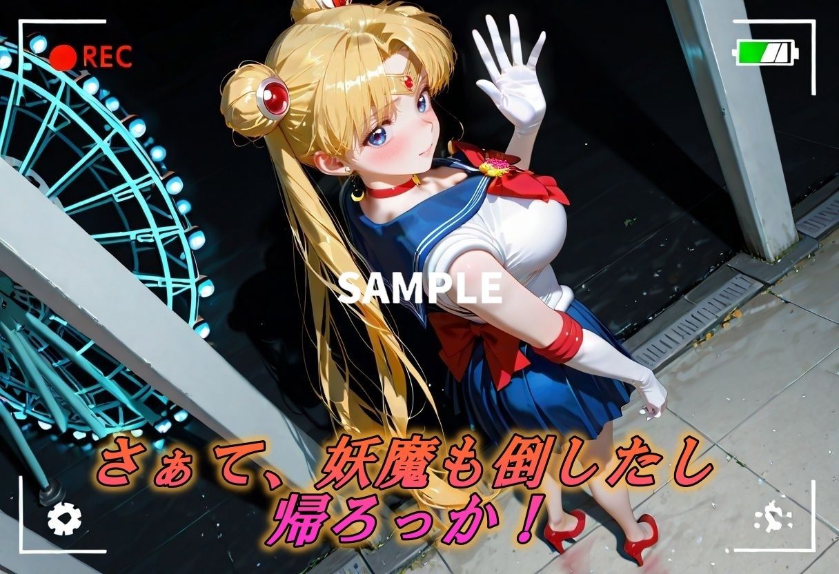 凌●×緊縛  美少女戦士イークームーン サンプル画像1