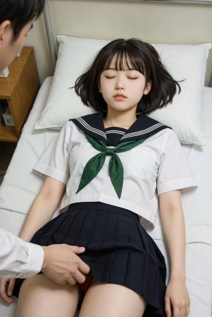 制服動画 vol.1 保健室スカートめくり編 サンプル画像1