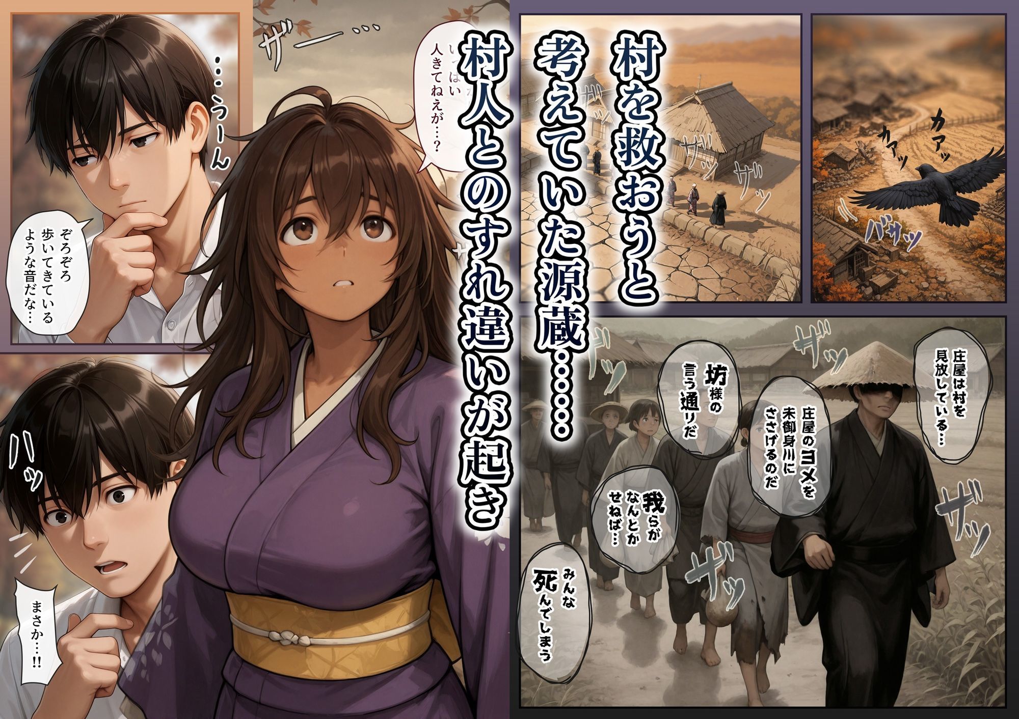 因習村の生贄――褐色の乳母  母乳を噴き出し  絶頂ス――「ムカサリ流し〜総集編〜」 サンプル画像6